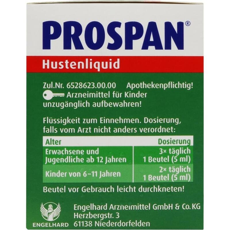 PROSPAN Hustenliquid im Portionsbeutel