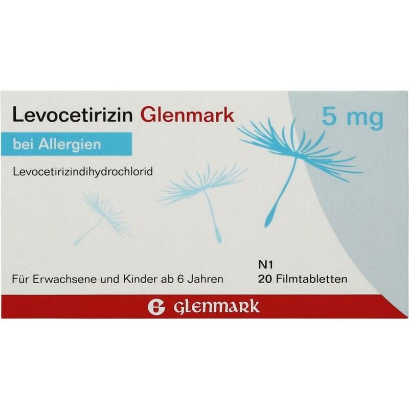 LEVOCETIRIZIN Glenmark 5 mg Filmtabletten