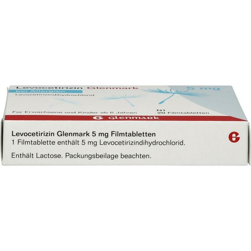 LEVOCETIRIZIN Glenmark 5 mg Filmtabletten