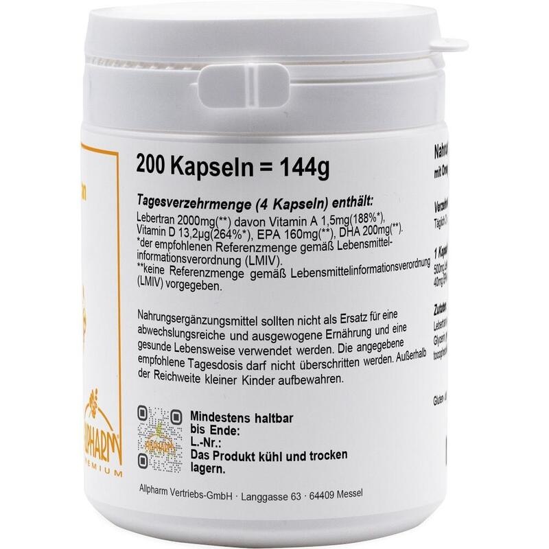 LEBERTRAN KAPSELN 500 mg