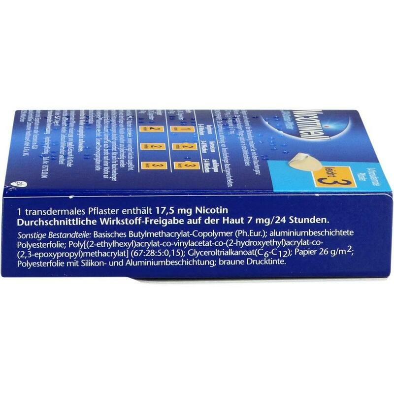 NICOTINELL 7 mg/24-Stunden-Pflaster 17,5mg