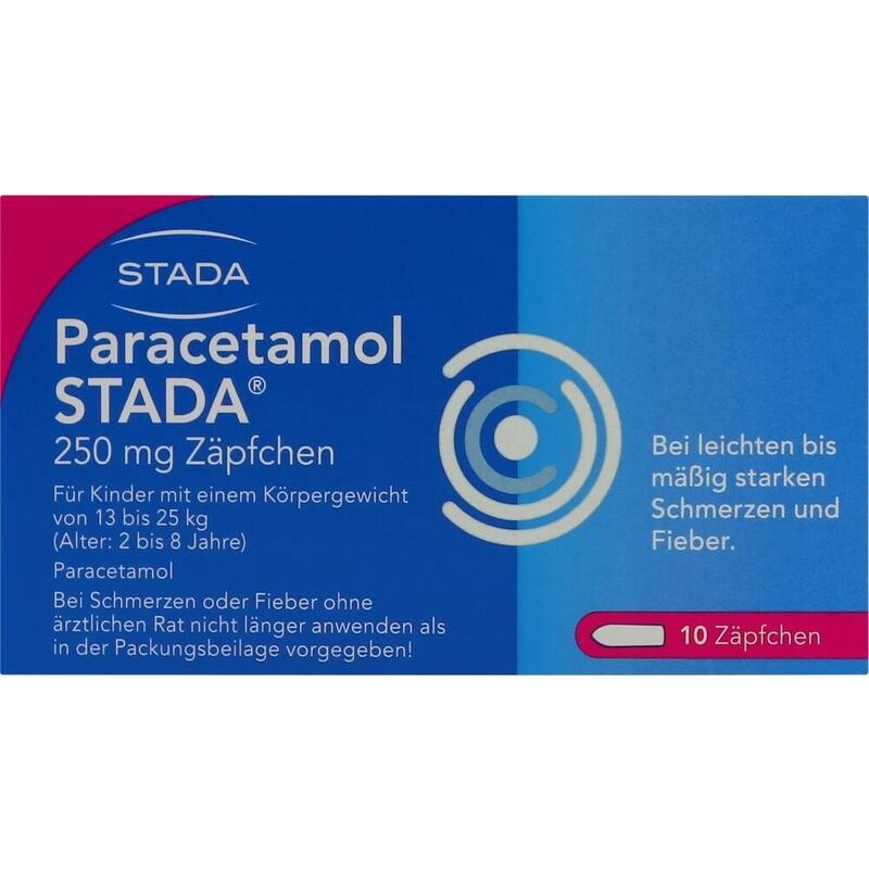 PARACETAMOL STADA 250 mg Zäpfchen