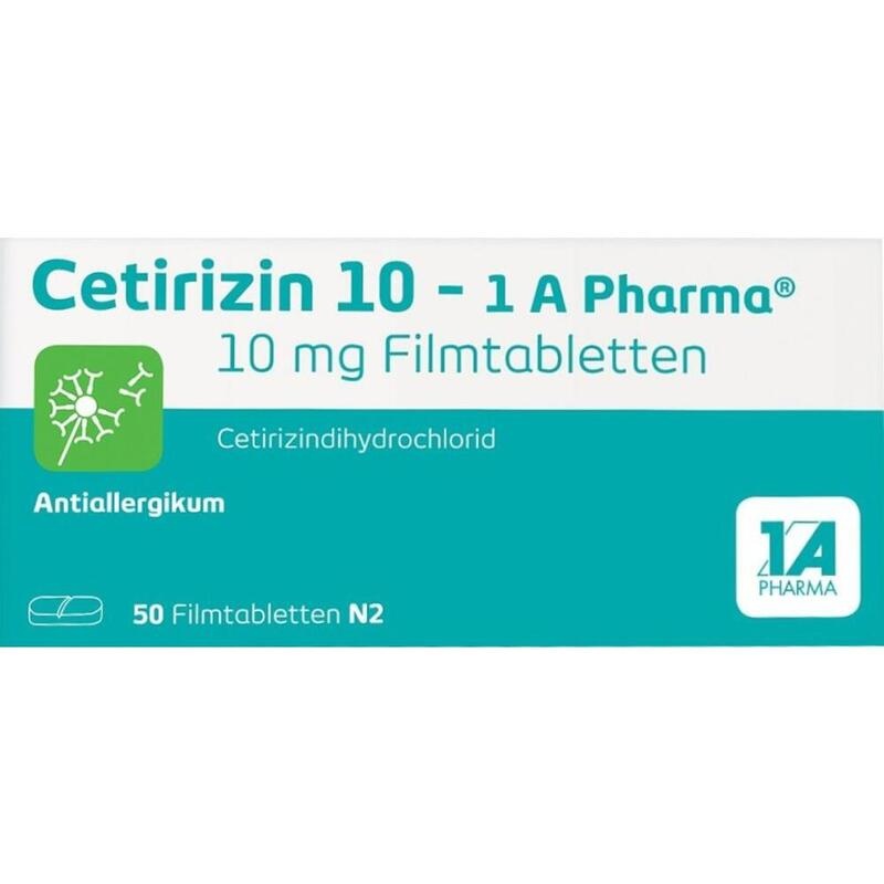 CETIRIZIN 10-1A Pharma Filmtabletten
