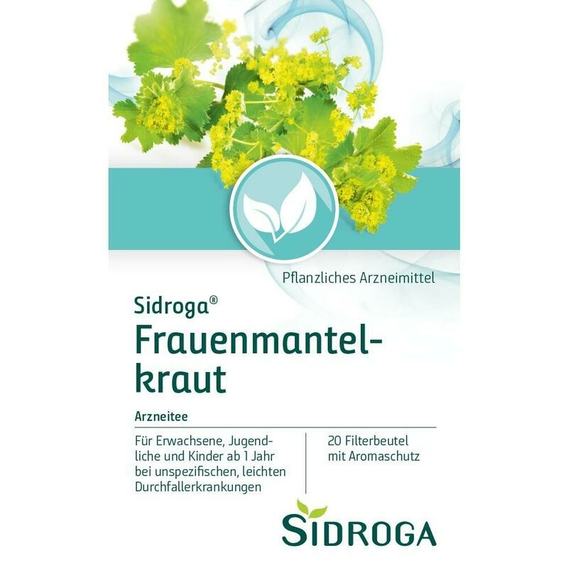 SIDROGA Frauenmantelkraut Tee Filterbeutel