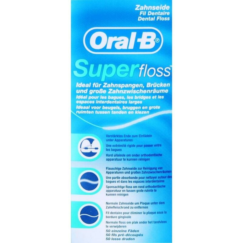 ORAL B Zahnseide Superfloss