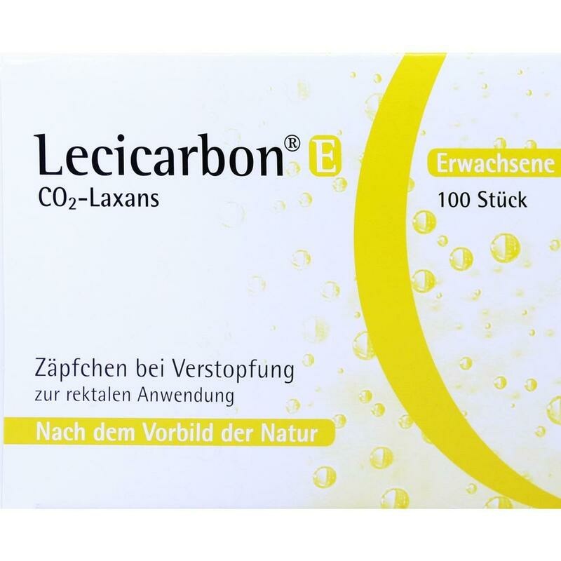 LECICARBON E CO2 Laxans Erwachsenensuppositorien