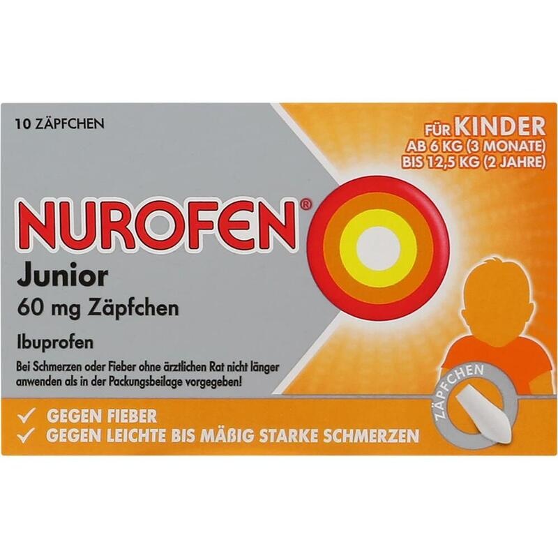 NUROFEN Junior 60 mg Zäpfchen