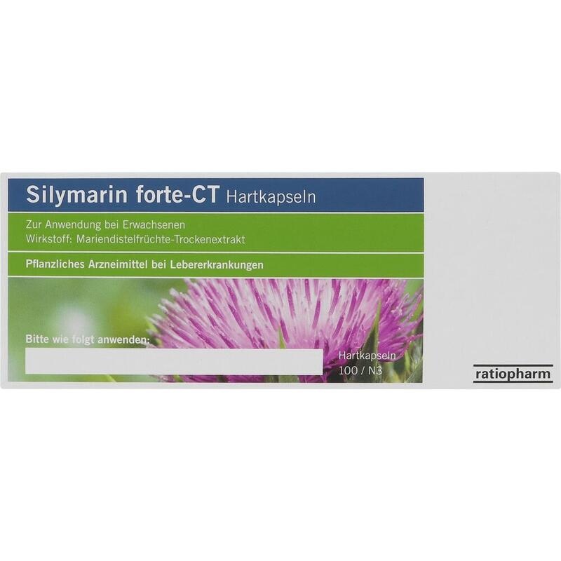 SILYMARIN forte-CT Hartkapseln