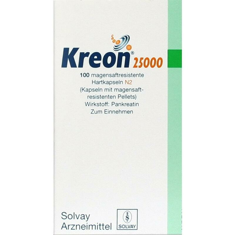 KREON 25.000 Hartkps.m.magensaftr.überz.Pellets