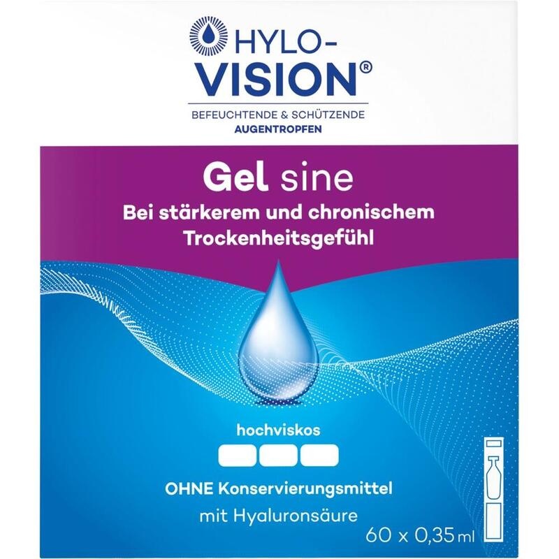 HYLO-VISION Gel sine Einzeldosispipetten