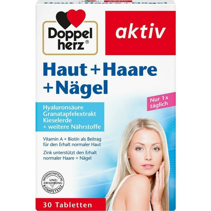 DOPPELHERZ Haut+Haare+Nägel Tabletten