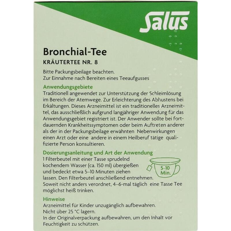 BRONCHIAL-TEE Kräutertee Nr.8 Salus Filterbeutel