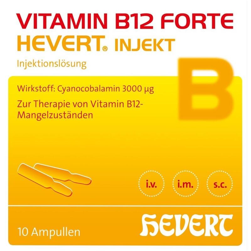 VITAMIN B12 FORTE Hevert injekt Inj.-Lsg.Amp.