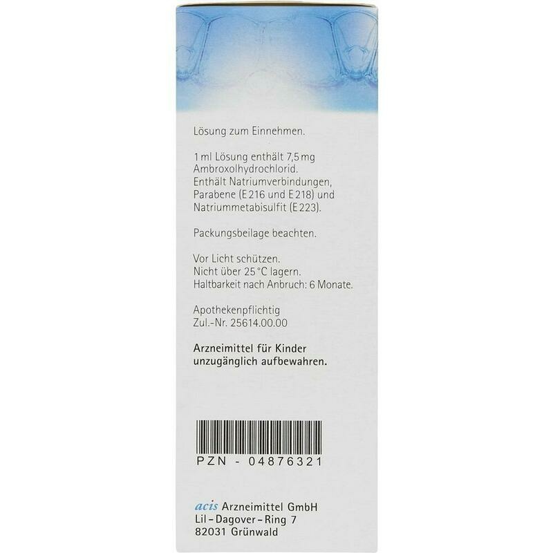 AMBROXOL acis Tropfen