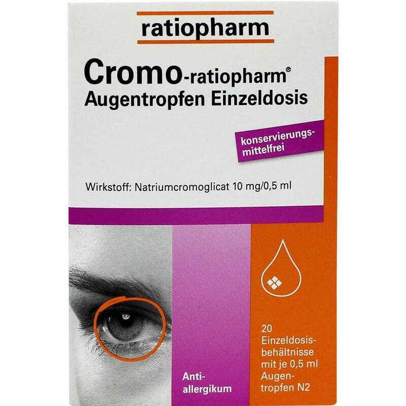 CROMO-RATIOPHARM Augentropfen Einzeldosis