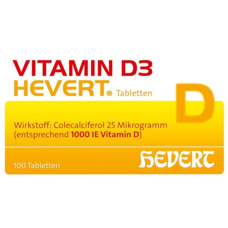 VITAMIN D3 HEVERT Tabletten