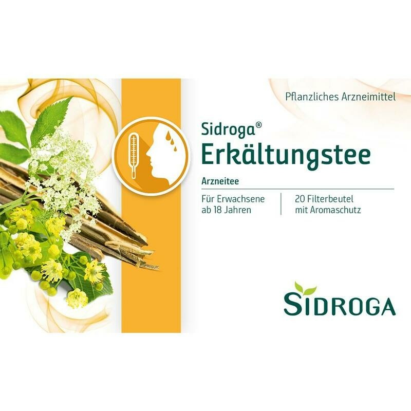 SIDROGA Erkältungstee Filterbeutel