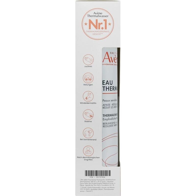 AVENE Thermalwasser Spray 300ml+gratis 50ml