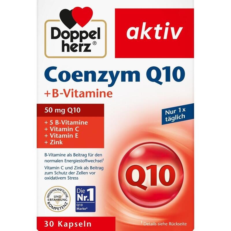 DOPPELHERZ Coenzym Q10+B Vitamine Kapseln