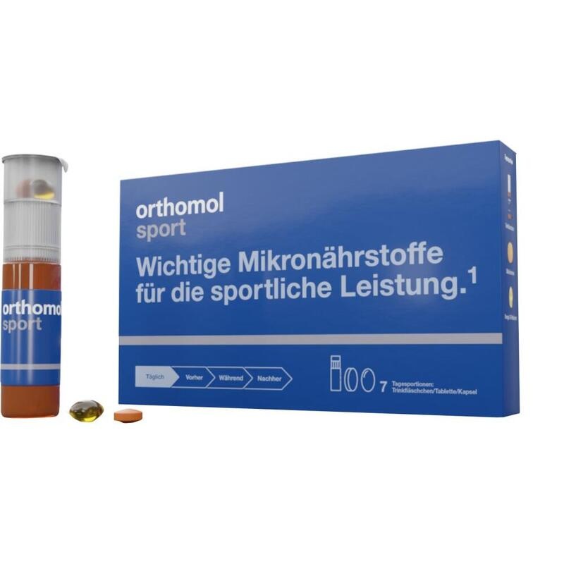 ORTHOMOL Sport Trinkfläschchen/Tabl./Kaps.Kombip.