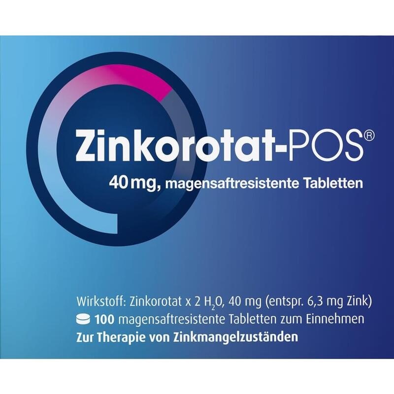ZINKOROTAT POS magensaftresistente Tabletten