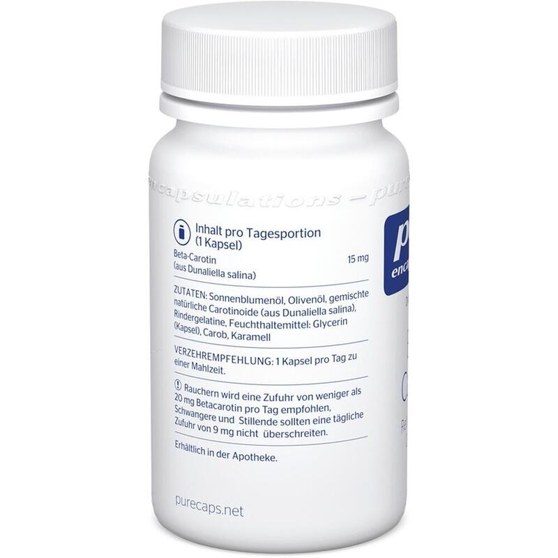 PURE ENCAPSULATIONS Beta Carotin Kapseln