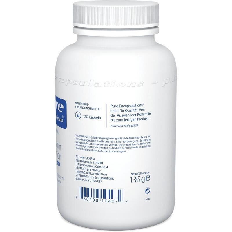 PURE ENCAPSULATIONS Glucosamin+Chondr.+MSM Kapseln