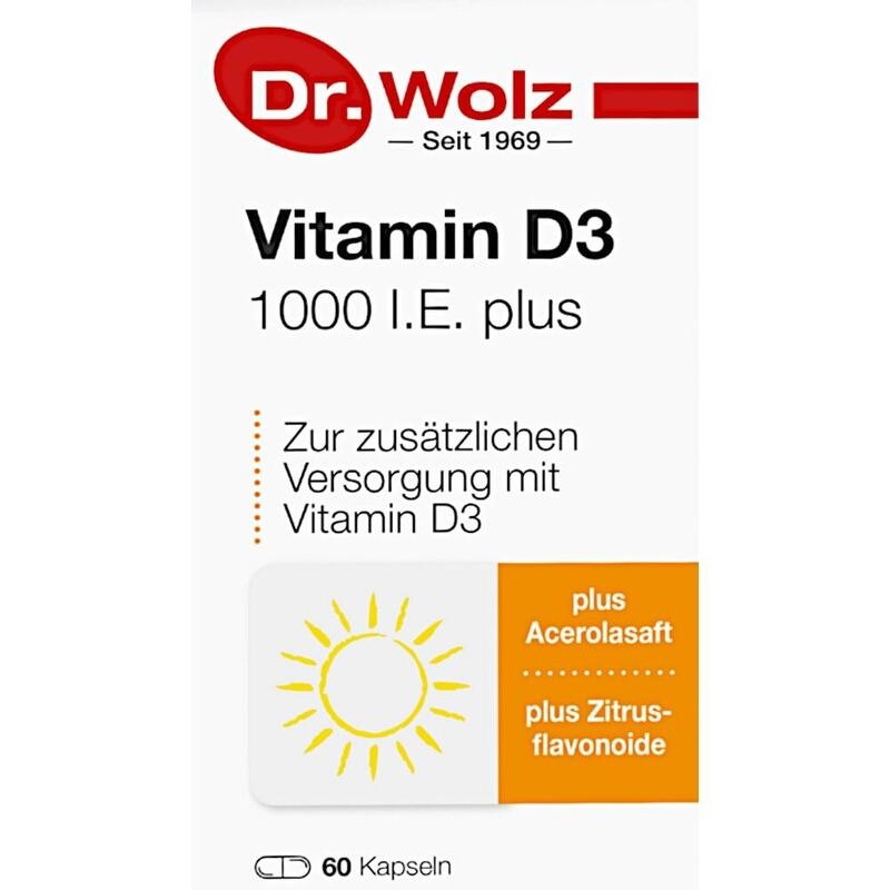 VITAMIN D3 1000 I.E. plus Dr.Wolz Kapseln