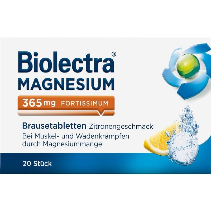 BIOLECTRA Magnesium 365 mg fortissimum Zitrone