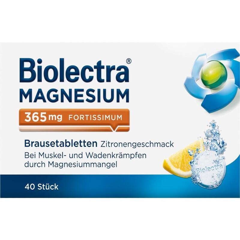 BIOLECTRA Magnesium 365 mg fortissimum Zitrone