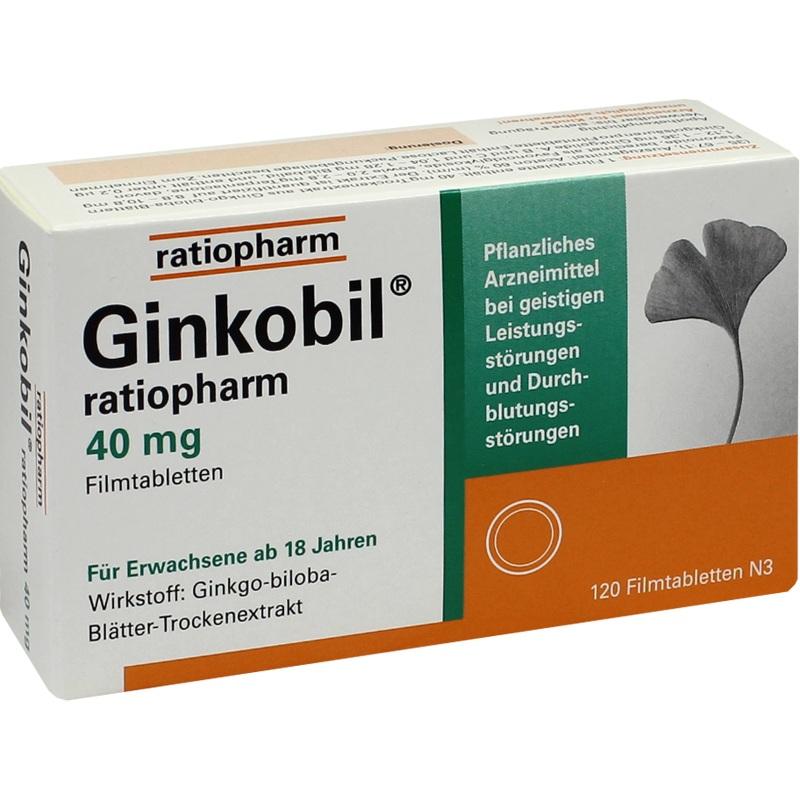 GINKOBIL-ratiopharm 40 mg Filmtabletten