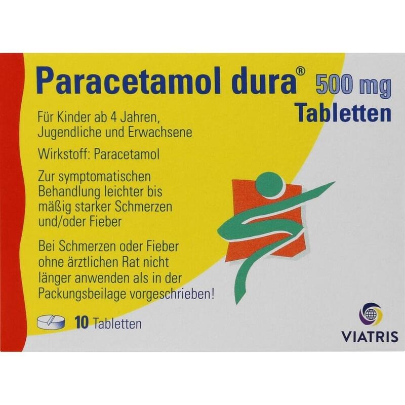 PARACETAMOL dura 500 mg Tabletten