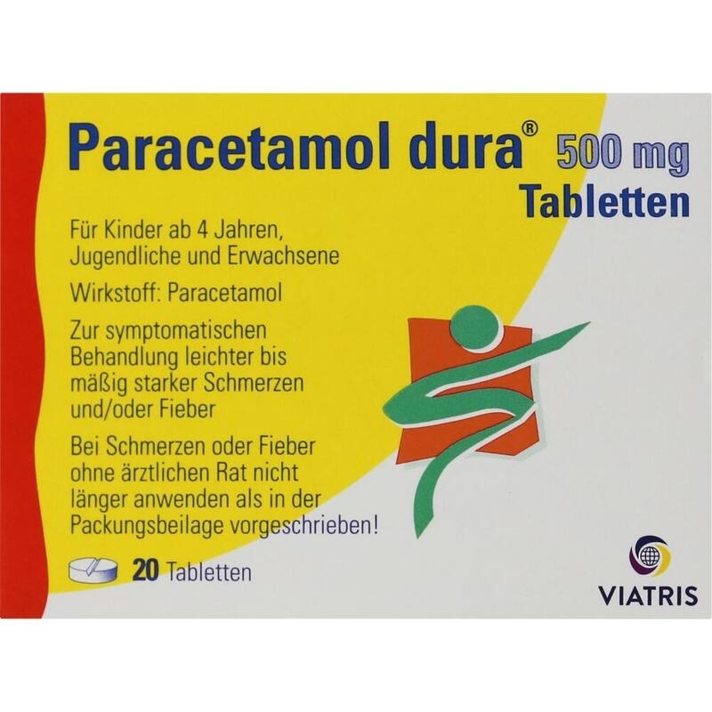 PARACETAMOL dura 500 mg Tabletten