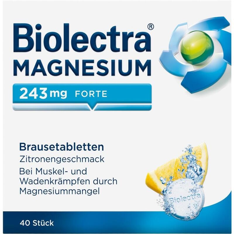 BIOLECTRA Magnesium 243 mg forte Zitrone Br.-Tabl.