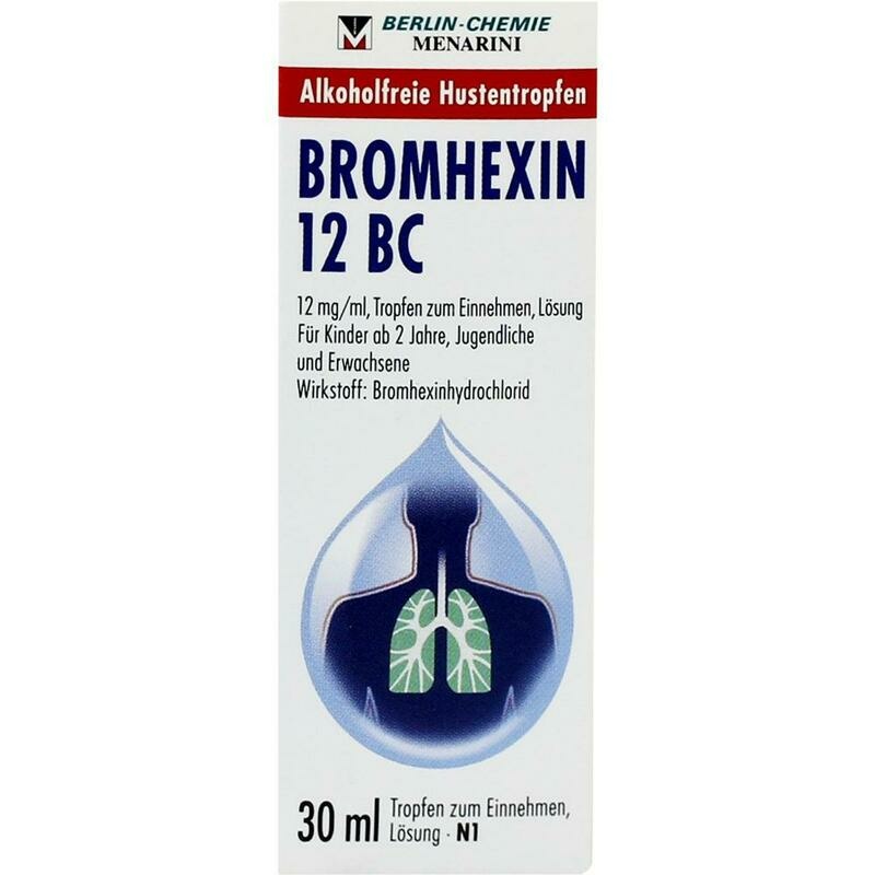 BROMHEXIN 12 BC Tropfen zum Einnehmen
