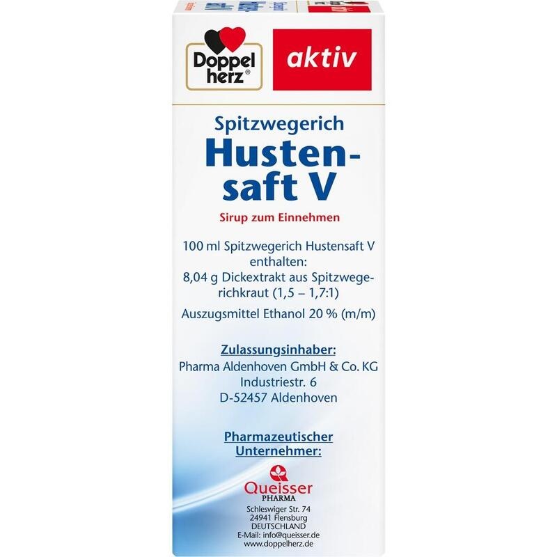 DOPPELHERZ Spitzwegerich Hustensaft V