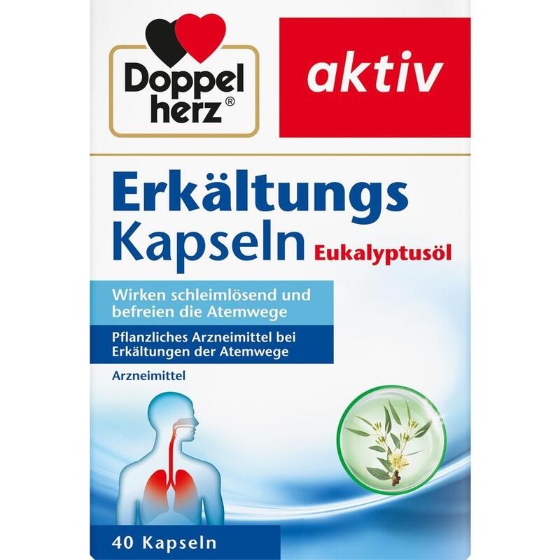 DOPPELHERZ Erkältungskapseln Eukalyptusöl