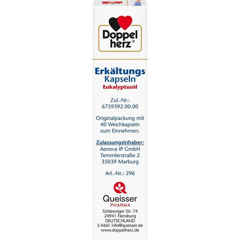 DOPPELHERZ Erkältungskapseln Eukalyptusöl