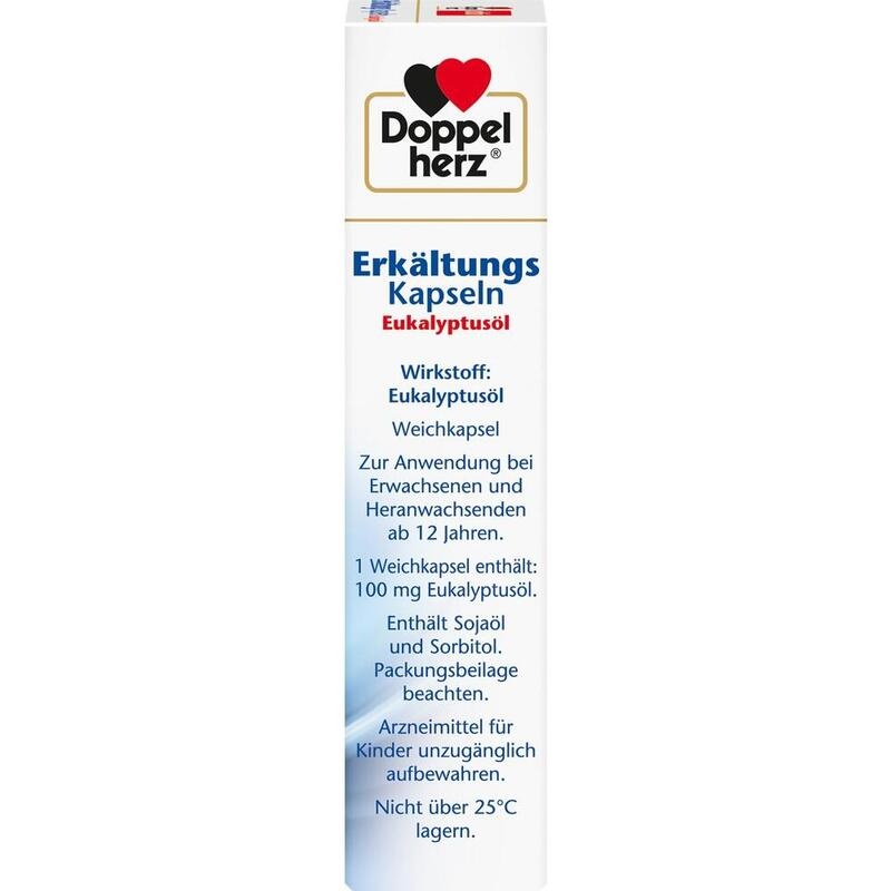 DOPPELHERZ Erkältungskapseln Eukalyptusöl