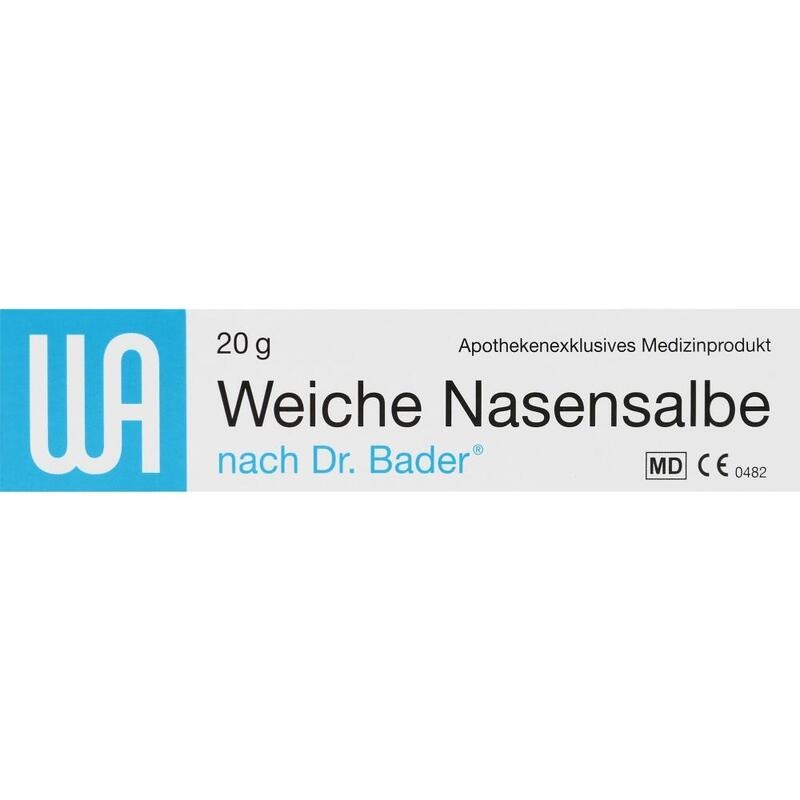 WEICHE NASENSALBE n. Dr. Bader