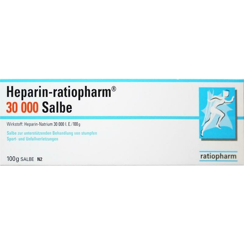 HEPARIN-RATIOPHARM 30.000 Salbe