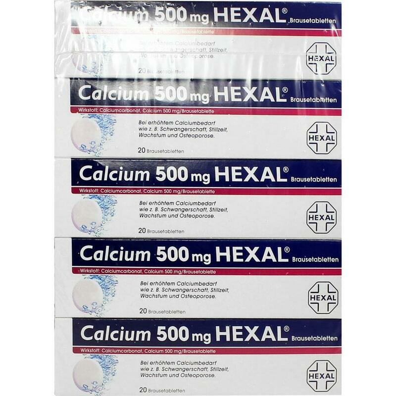 CALCIUM 500 HEXAL Brausetabletten