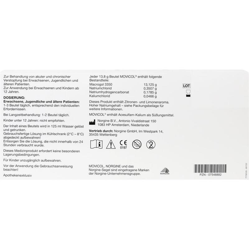 MOVICOL Beutel Plv.z.Her.e.Lsg.z.Einnehmen