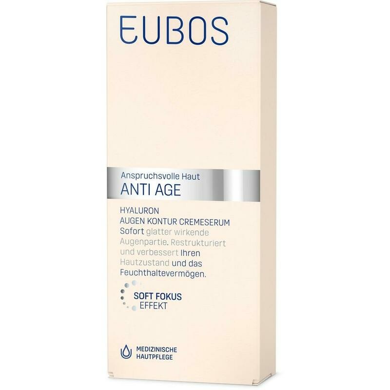 EUBOS SENSITIVE Hyaluron Augen Kontur CremeSerum