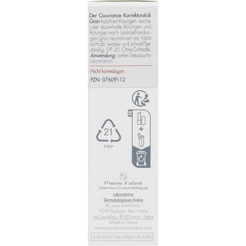 AVENE Couvrance Korrektur Stick grün