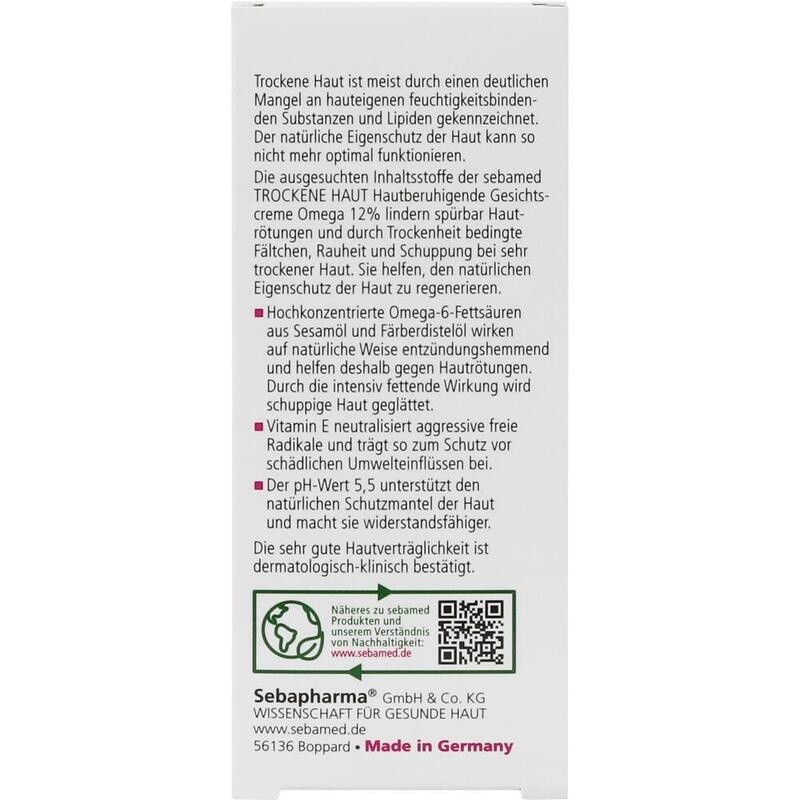 SEBAMED Trockene Haut Omega 12% Gesichtscreme