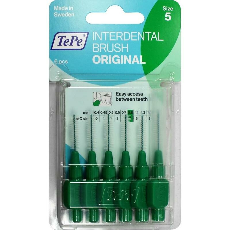 TEPE Interdentalbürste 0,8mm grün