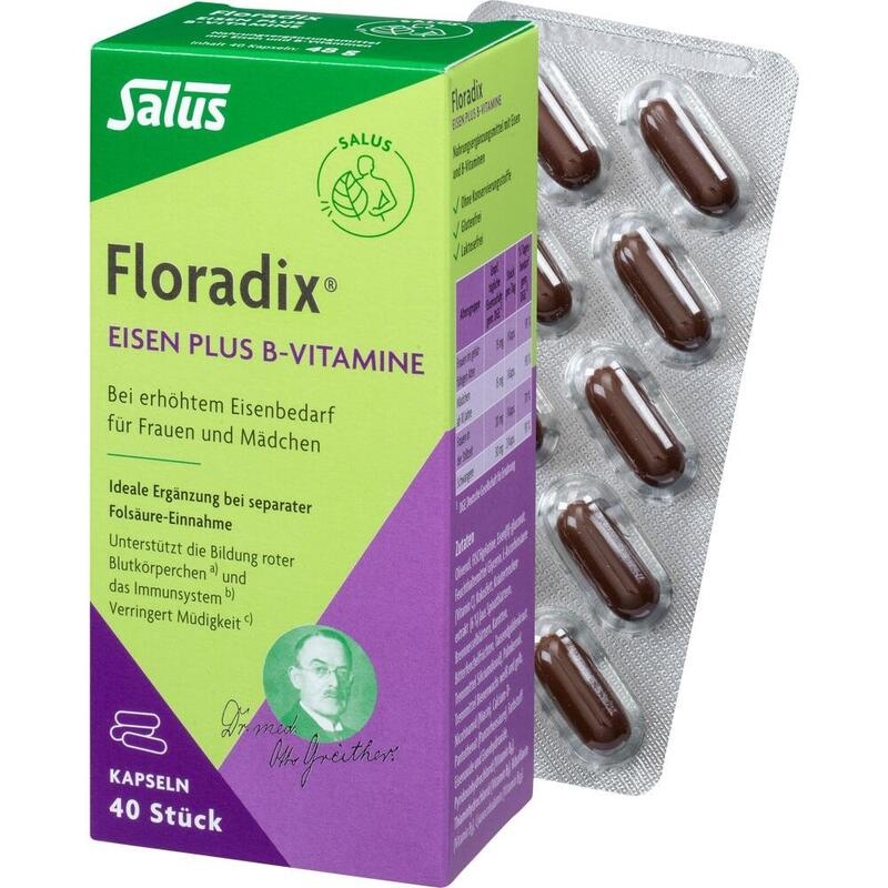 FLORADIX Eisen plus B-Vitamine Kapseln