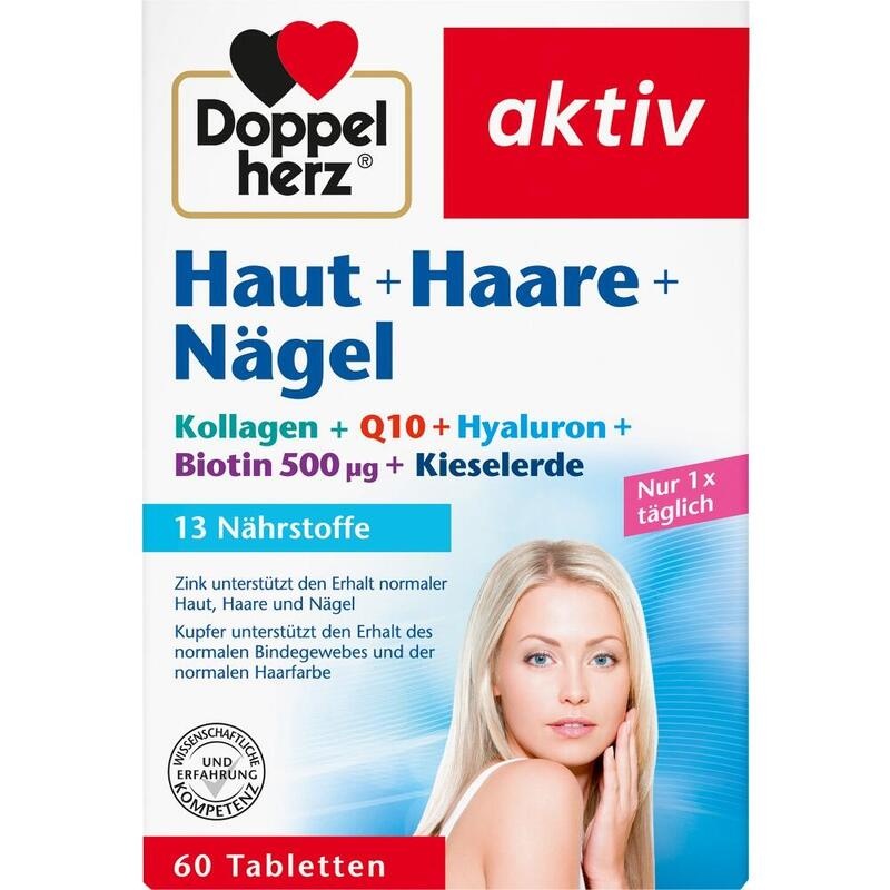 DOPPELHERZ Haut+Haare+Nägel Tabletten