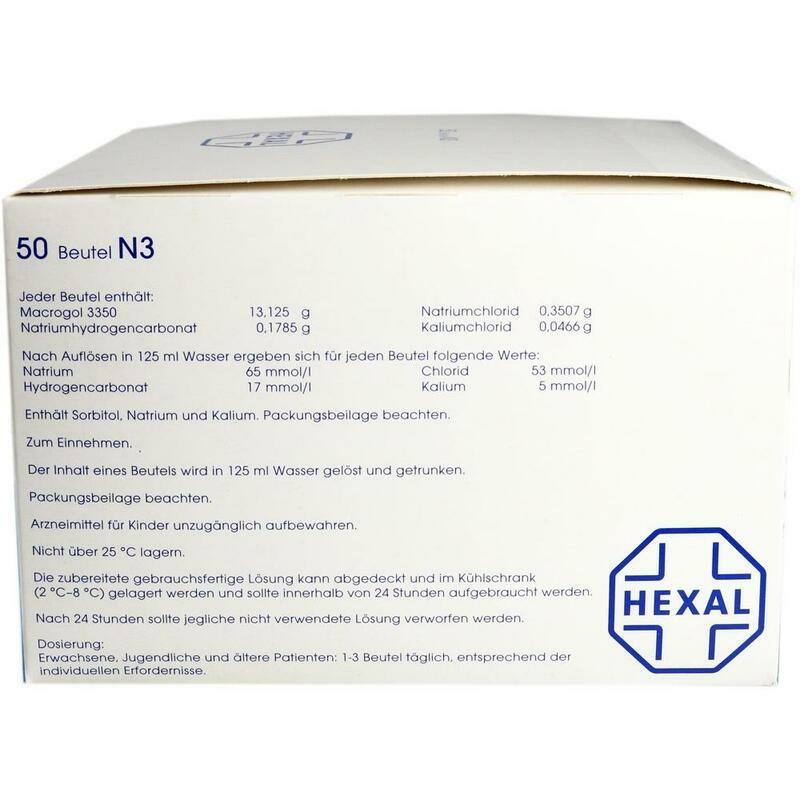 MACROGOL HEXAL plus Elektrolyte Plv.z.H.e.L.z.E.